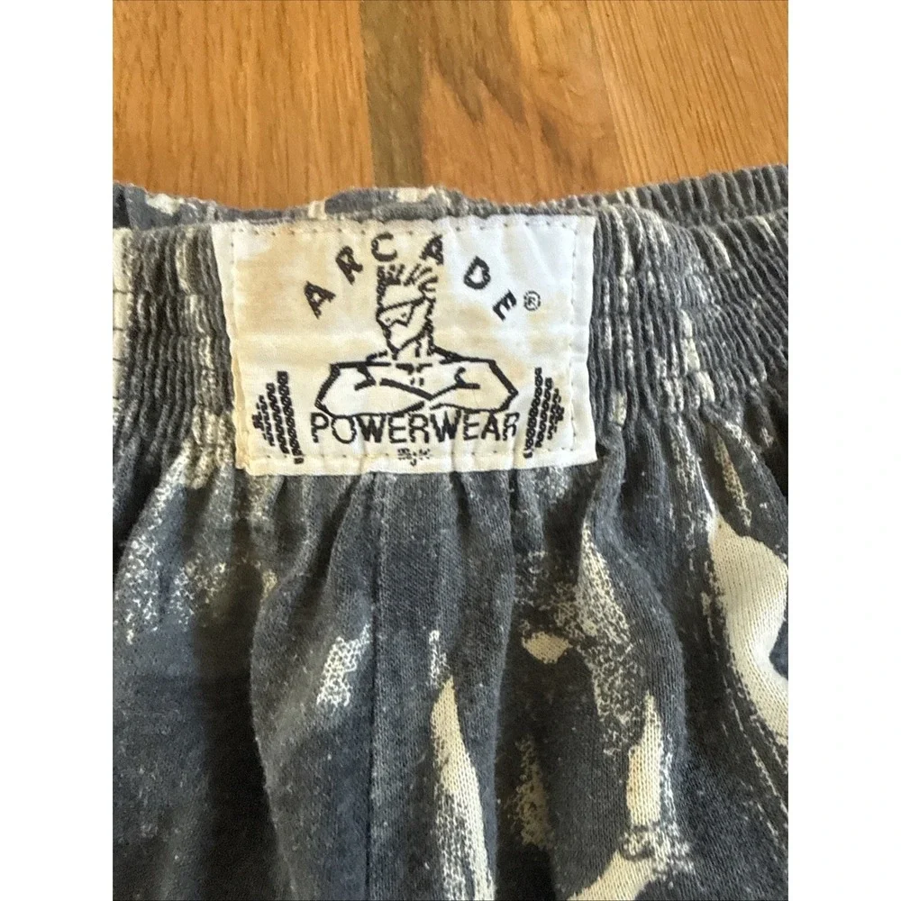 Vtg 80-90s Arcade Power Wear Bodybuilder Muscle Beach Baggy MC Hammer Parachute